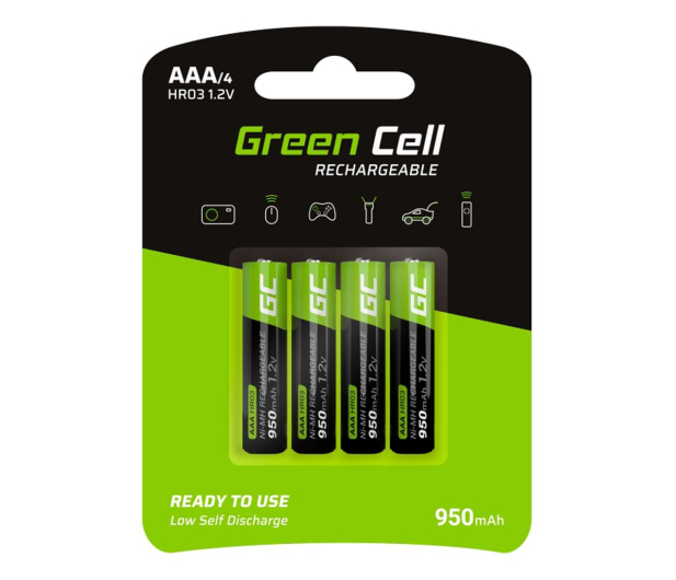 Green Cell 4x AAA HR03 950mAh GR03 - 573955 - zdjęcie